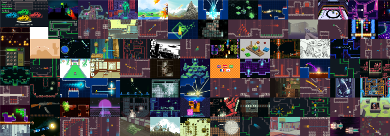 Thumbnails of examples added through 2021