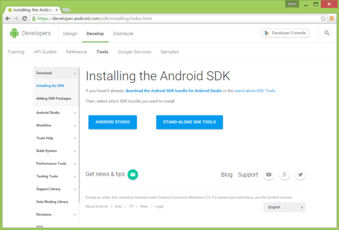 Step 2: Download the Android SDK