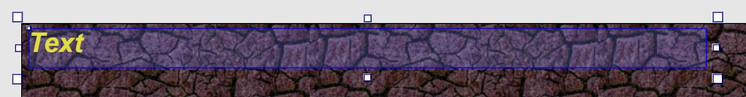 Text object in the layout