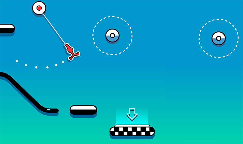 Stickman Hook - Walkthrough Gameplay Part 1 Discover Stickman Hook