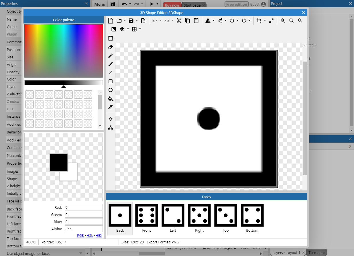 how to make a 3d game in construct 3