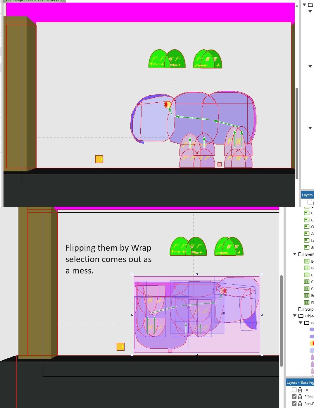 Mirroring a hierarchy of sprites - Game Makers Help