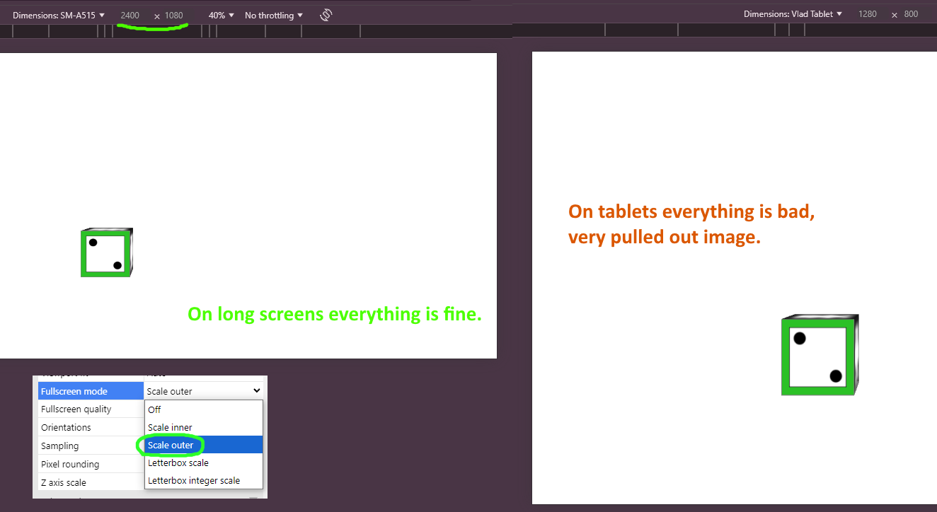 Problem with the camera in 3D mode. Make Games