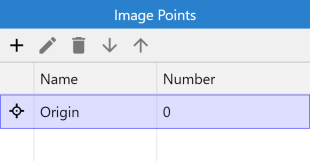 The image points pane