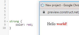 Adding a CSS style