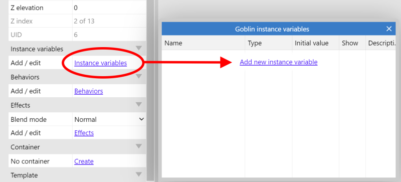 Editing instance variables