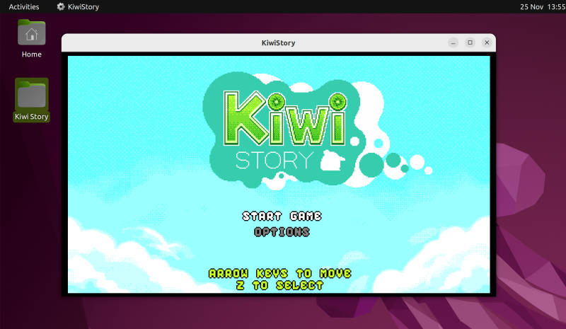 Kiwi Story running on Ubuntu 22 LTS as a Linux export