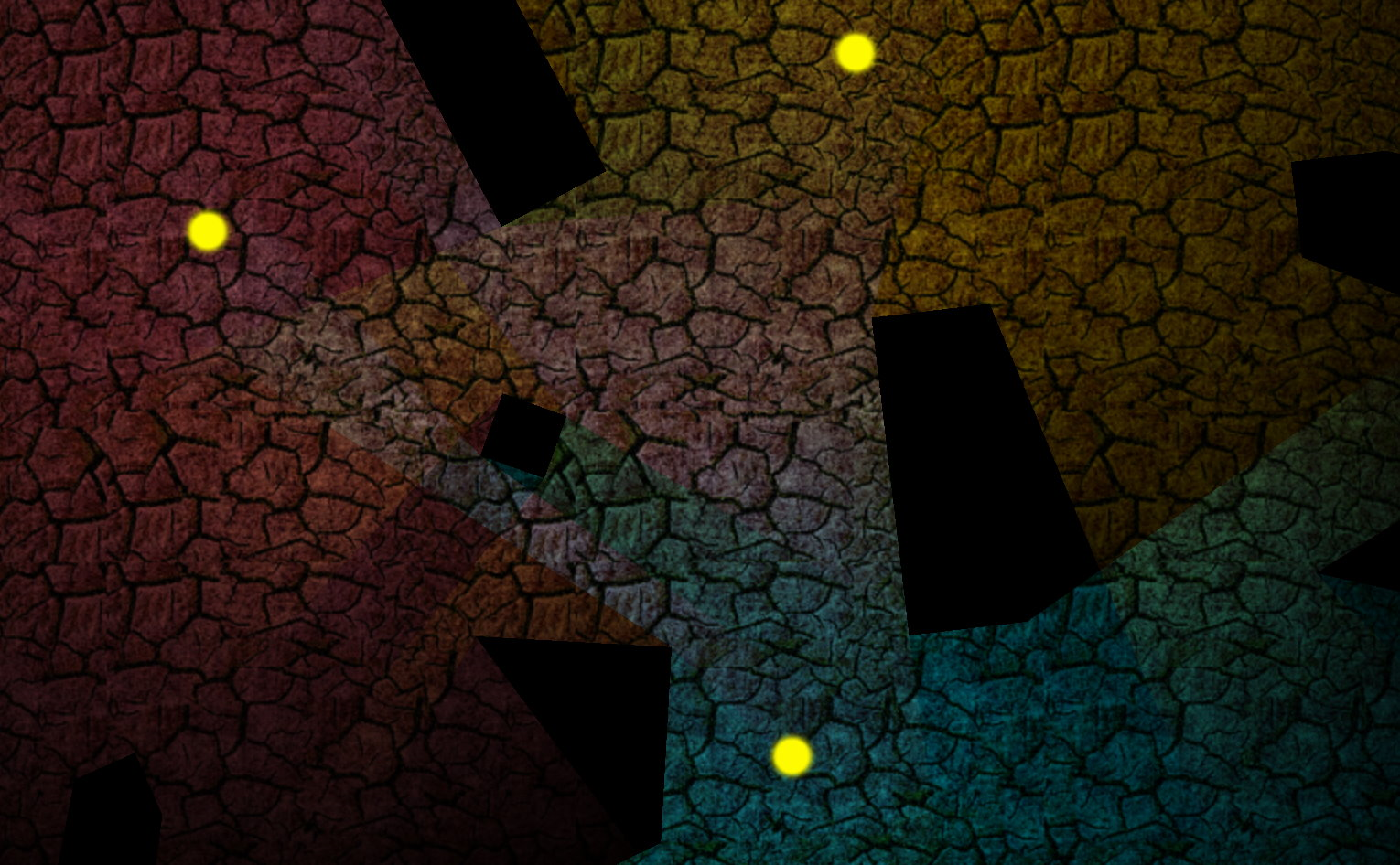 Shadows: blending multiple lights example