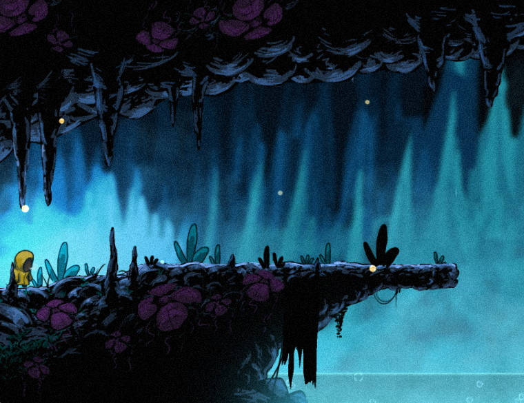 Cave Bridge with scale inner fullscreen mode