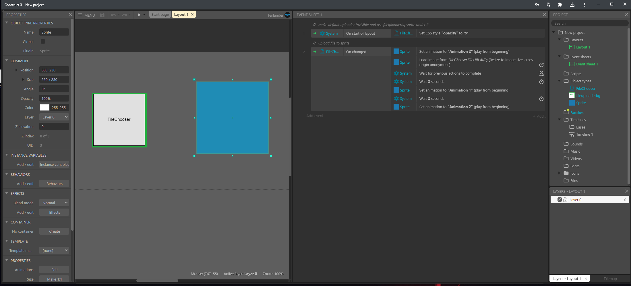 Add local image as a frame to a sprite? - Game Makers Help