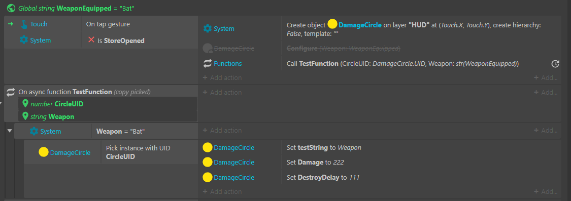 Function Sub-Events are ignored - Game Makers Help