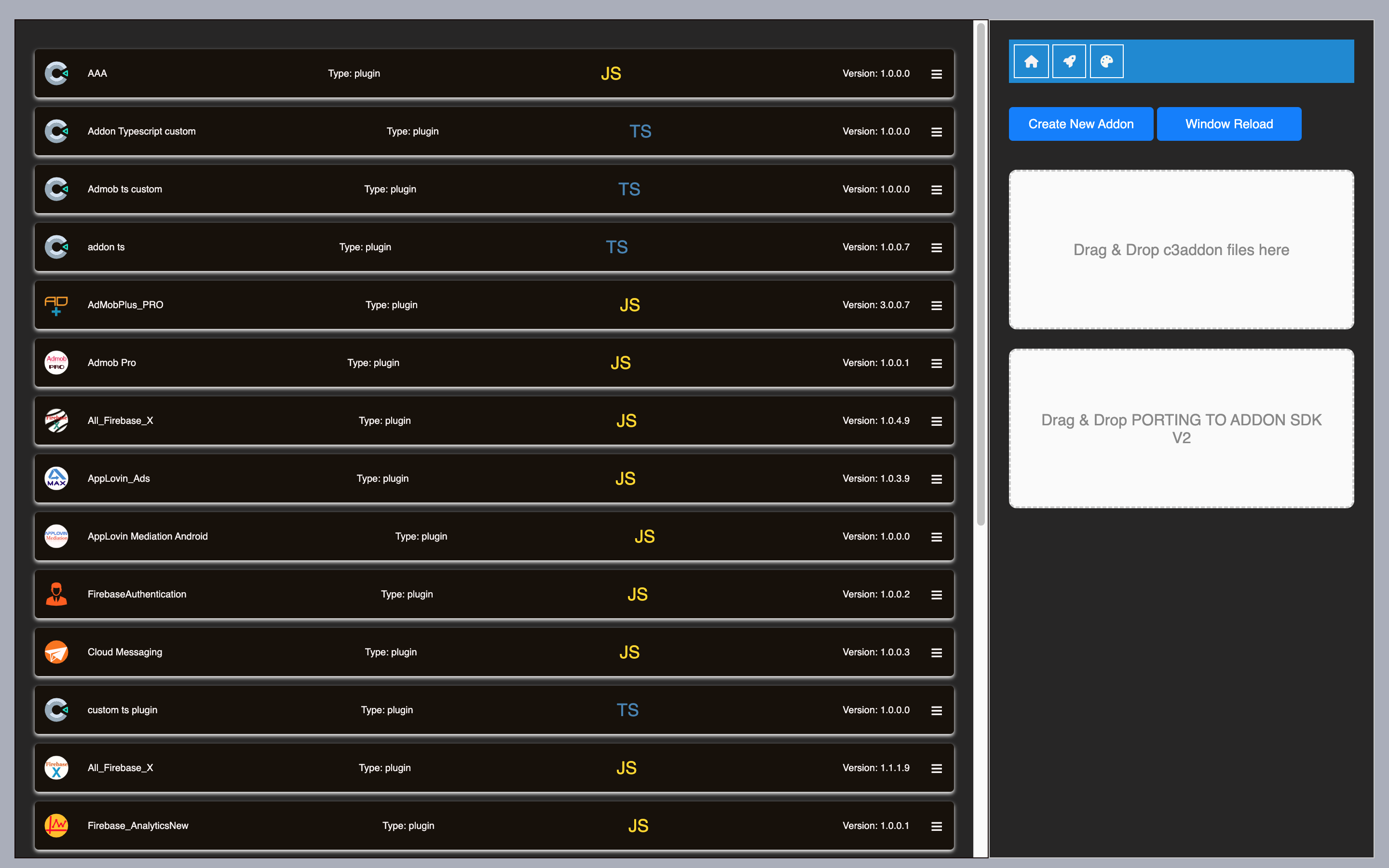 C3addon-ide-plus - Construct 3 Plugin SDK