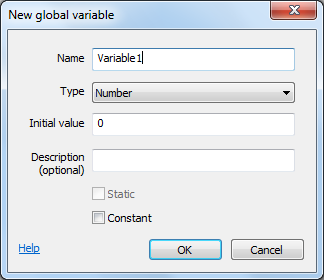 Add/Edit Event Variable dialog - Construct 2 Documentation