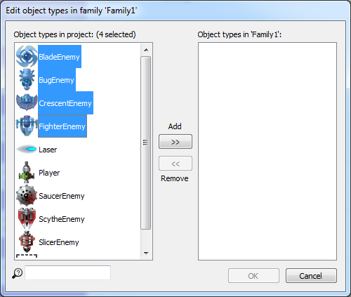 Families - Construct 2 Documentation