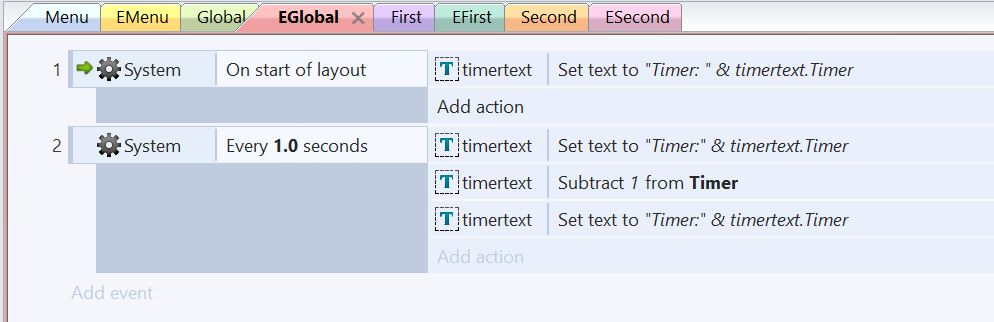 How do I make the same timer for many layout ? - Game Makers Help
