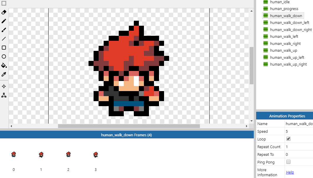 Changing sprite animation based on top-down pathfinding movement
