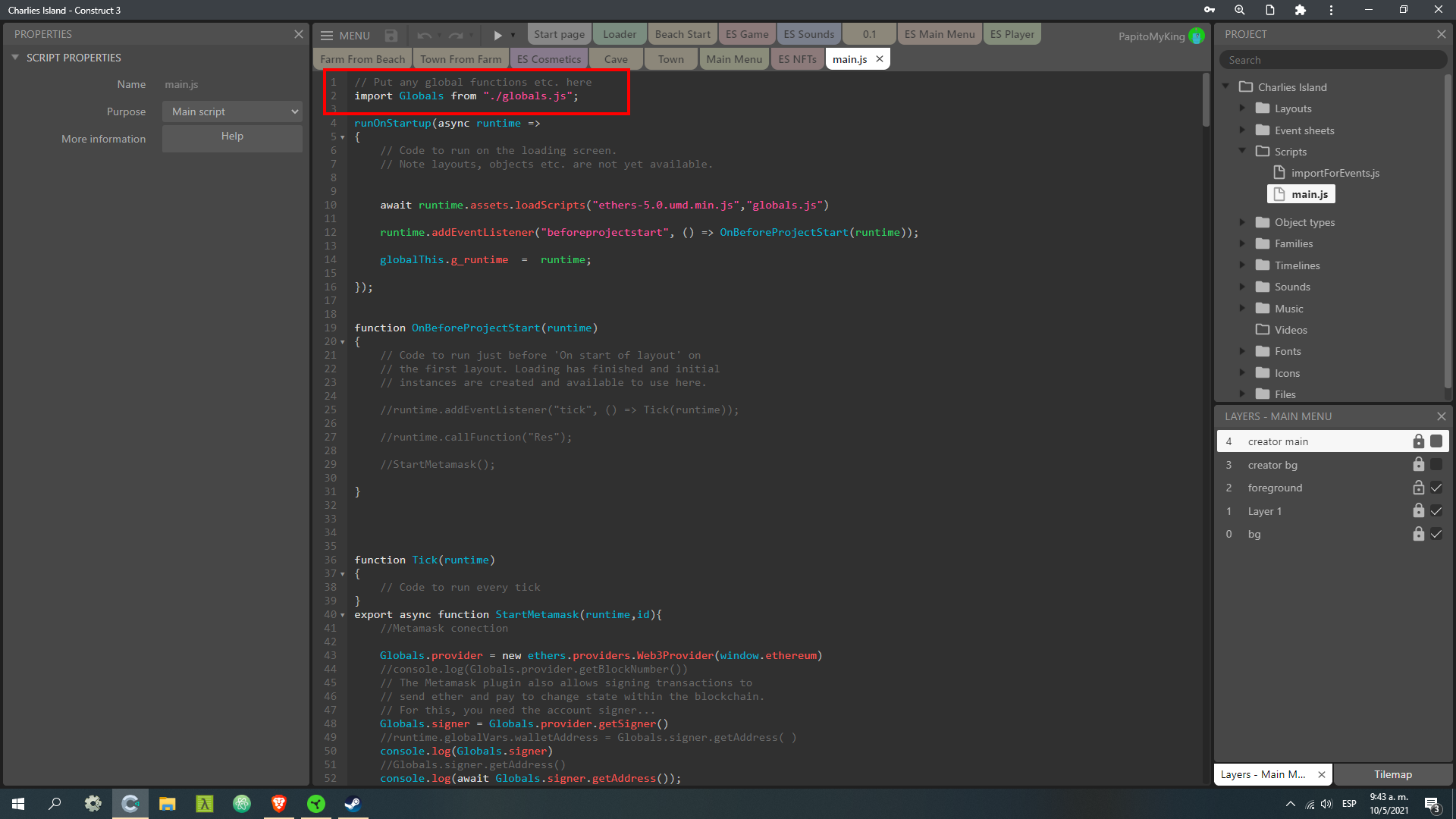 Failed to load resource script error - Construct Forums