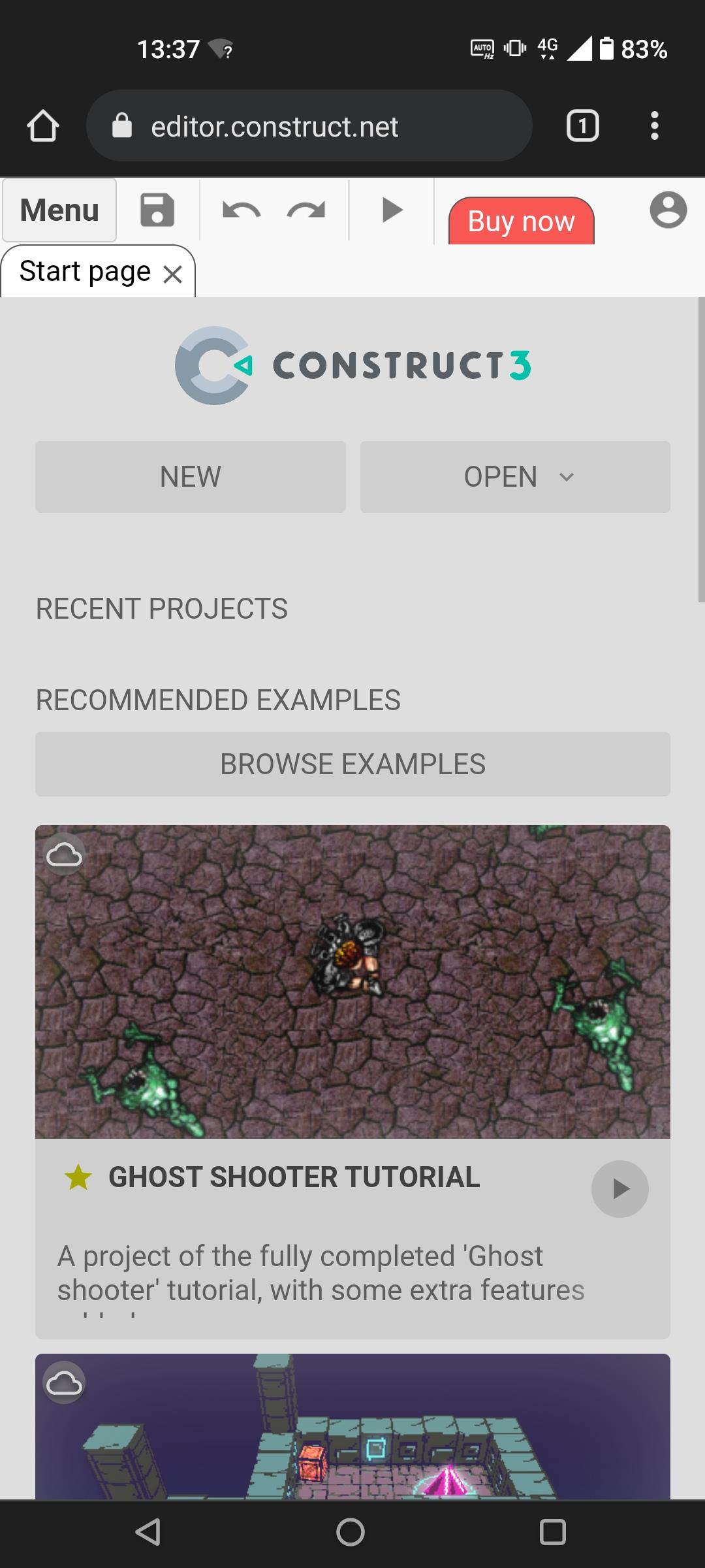 Construct on mobile - Construct 3 Documentation