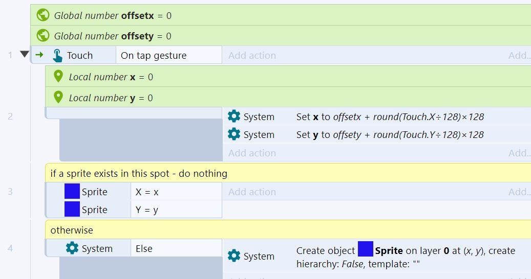 How do I place objects on a grid? - Game Makers Help
