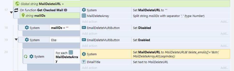 Building a string from an array. - Game Makers Help