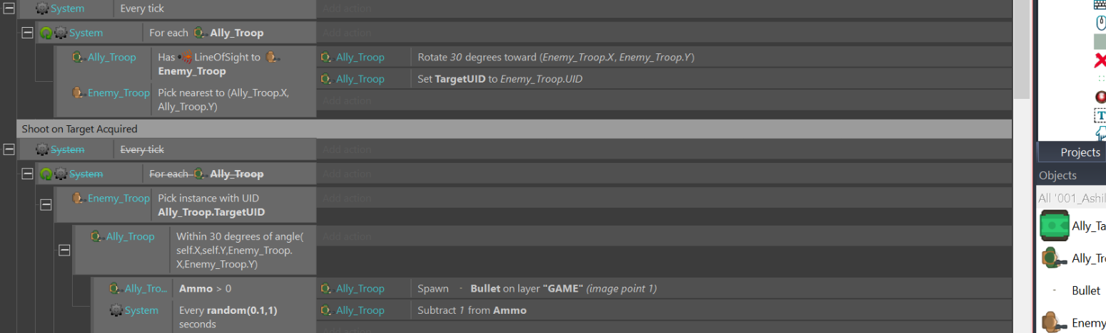 Recourse Tab Rts How do I make a unique targeting system for RTS troops?