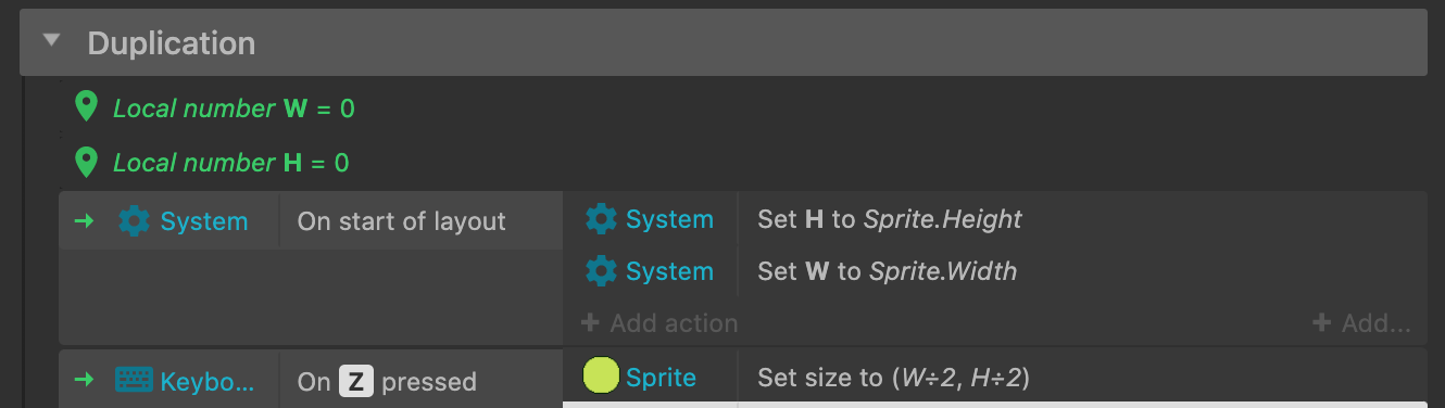 Sprite Copy How do I create a copy of a sprite and set it to be the size