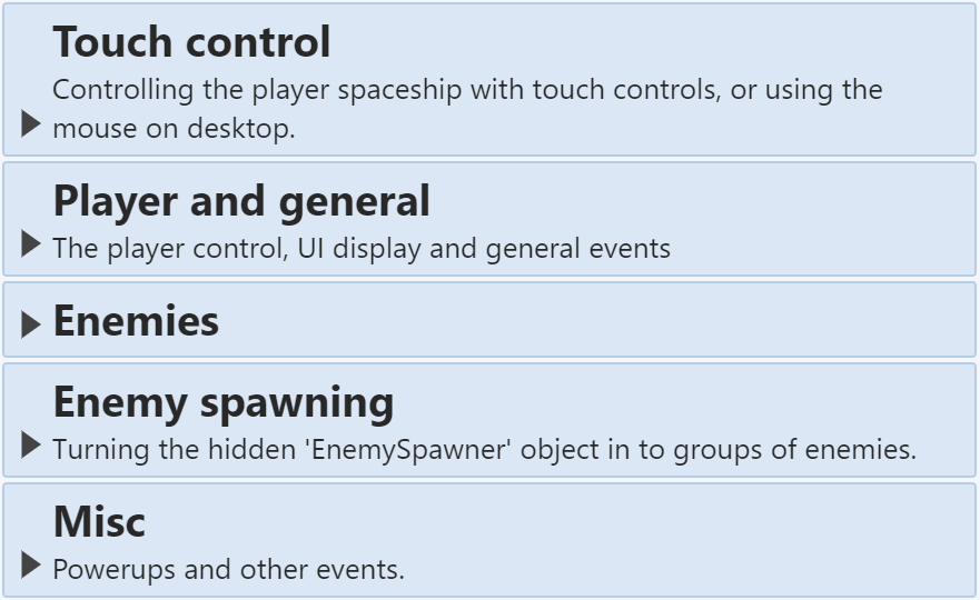 Event groups - Construct Animate Documentation
