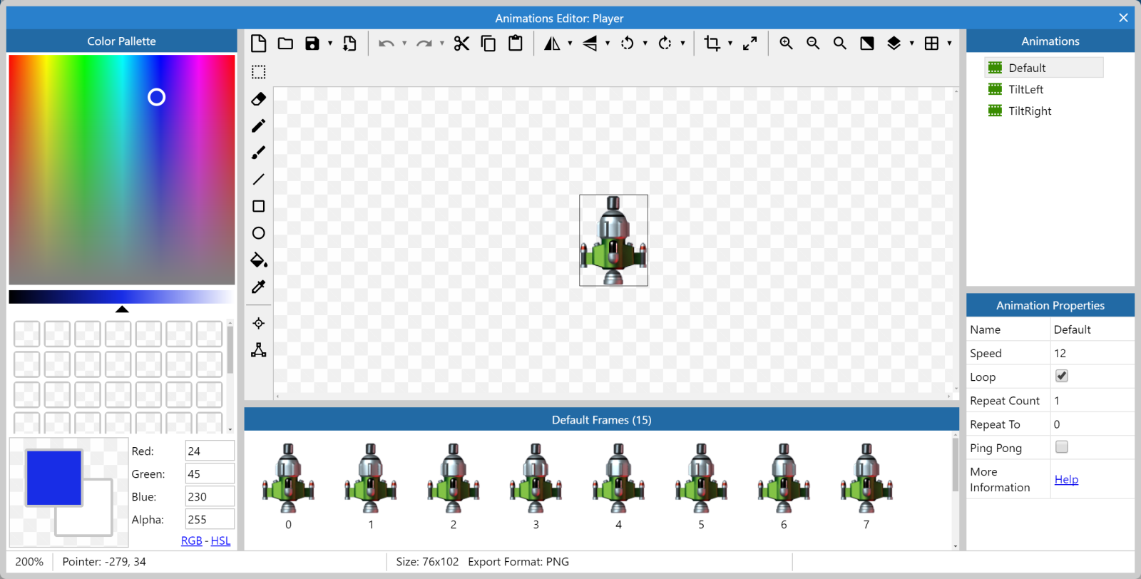 The Animations Editor Construct 3 Documentation