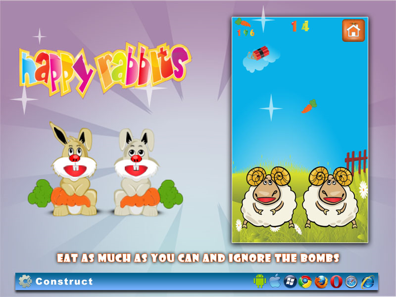 happy game bunny