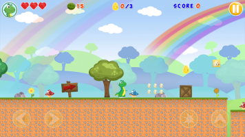 Download Jumpy Dinosaur - 2D Side-Scroller Dino Game (Free) android on PC