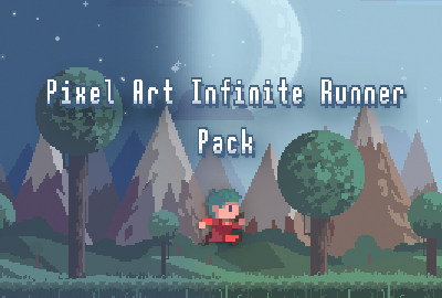 Pixel Art Infinite Runner main cover image