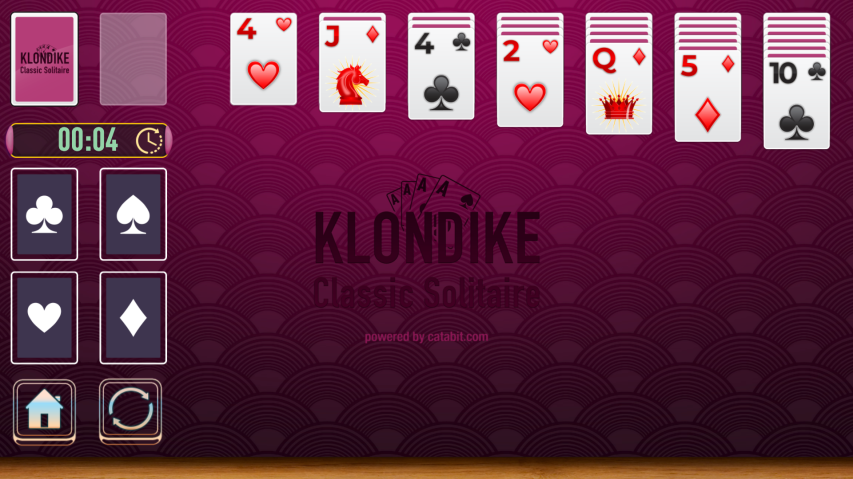 Classic Klondike Solitaire Card Game - Construct3, HTML5