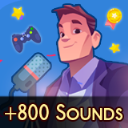 Casual App Serious Male Voice Announcer asset store icon