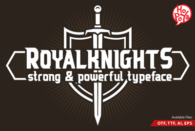 Royal Knights Font main cover image