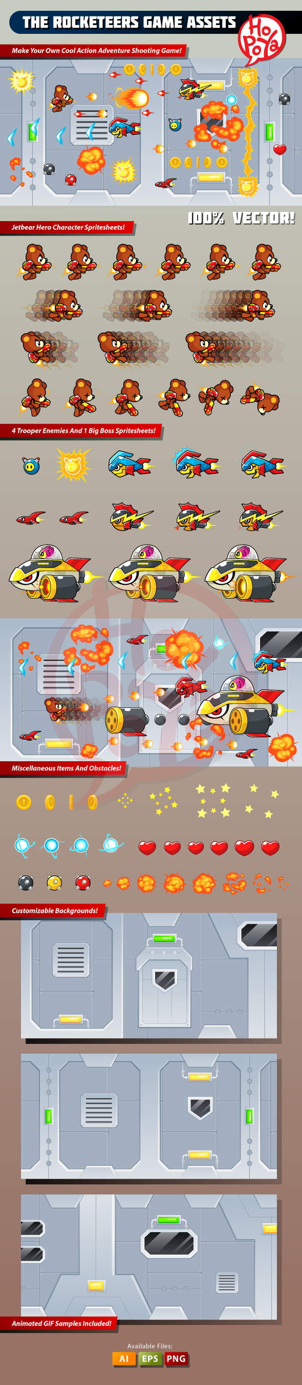 Rockat The Rocketeers Game Sprites - Game Sprites