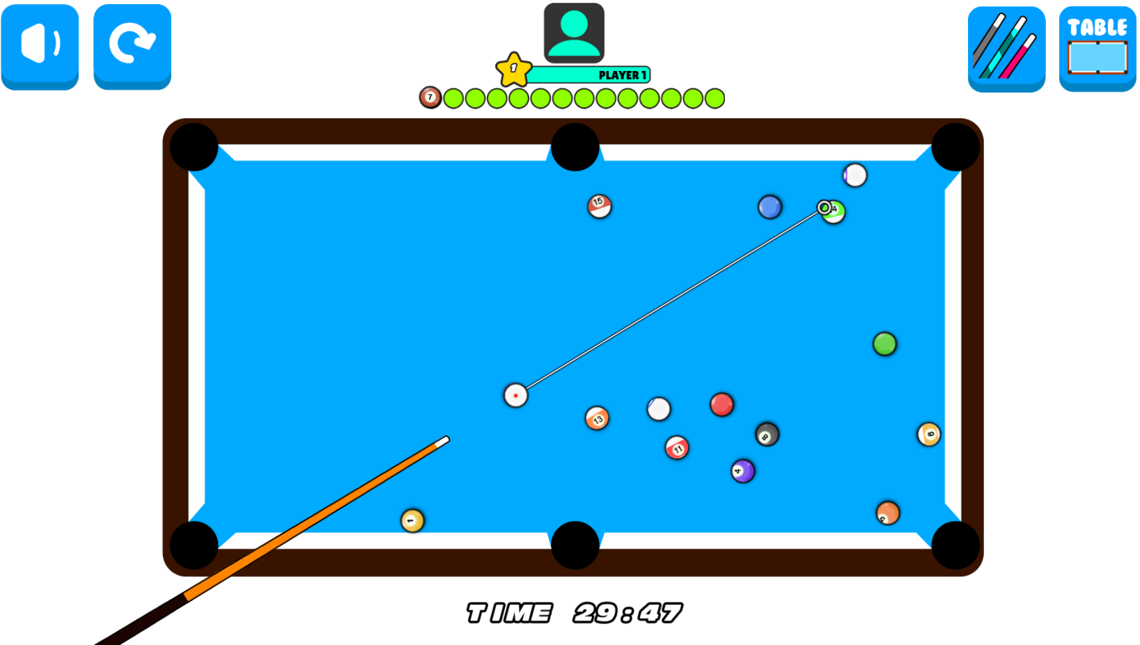 8 Ball Pool - HTML5 Construct 2 Game by codethislab