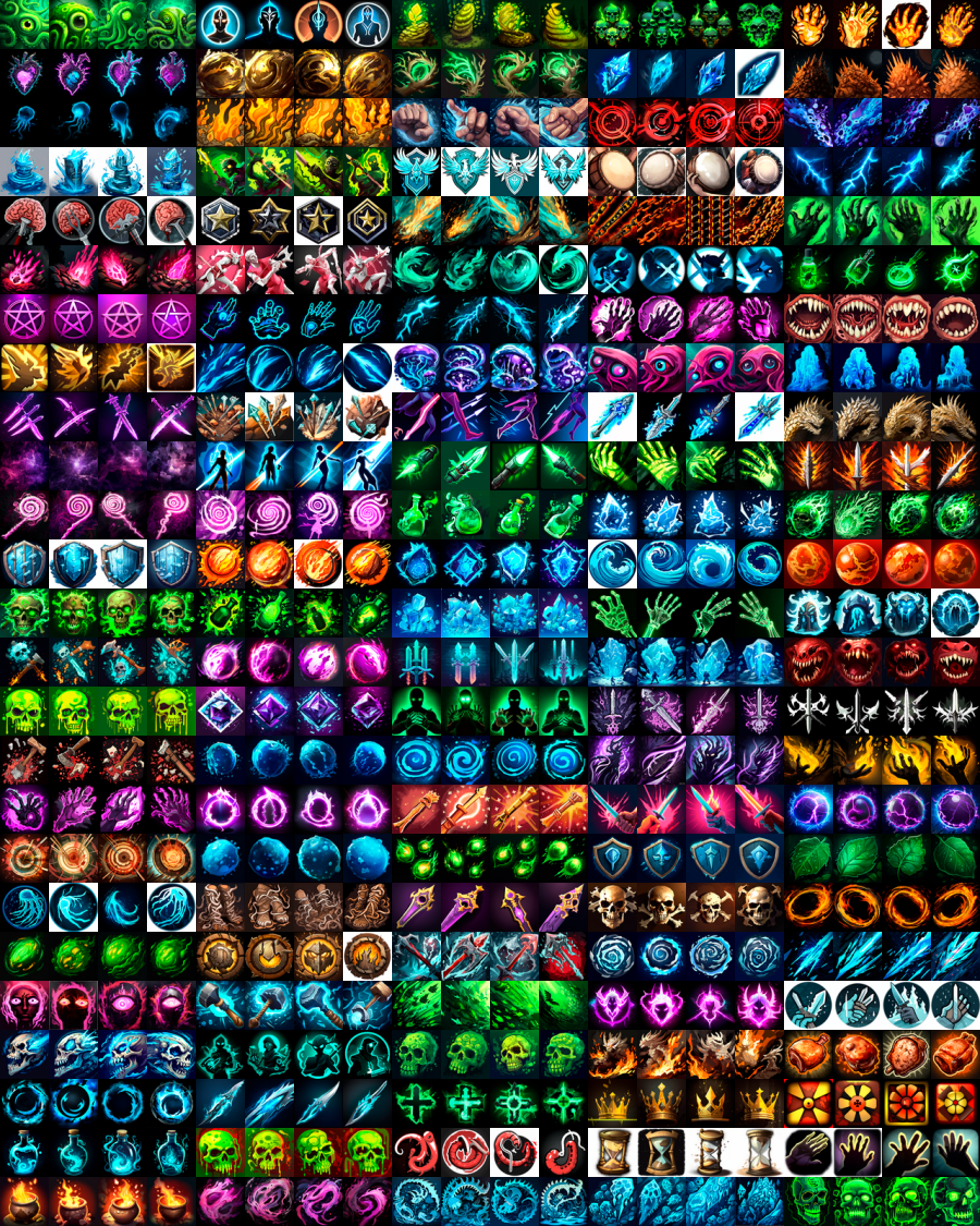 500 RPG SKILL ICONS PACK 5 - Game Icons