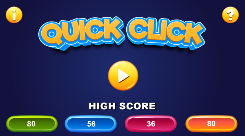 Quick Click - Speed Test Game - Free Addicting Game