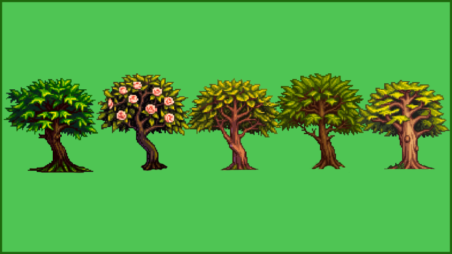 Trees Pixel Art Pack - Game Sprites