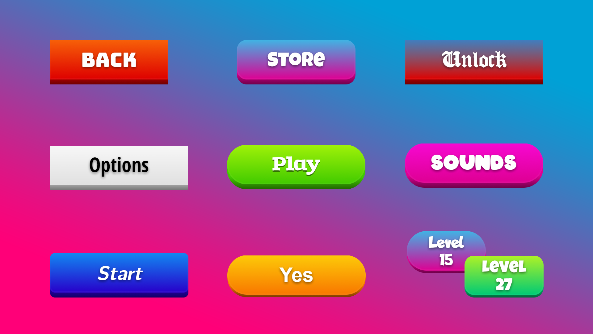 Quick Creator Tool. 3d Buttons - Free Addicting Game