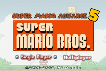 super mario advance choose a game