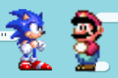 Mario Vs Sonic Crossover Free Addicting Game