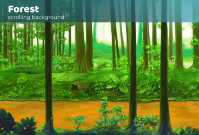 Forest - Scrolling Background main cover image