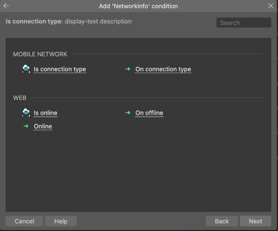 Network Information - Construct 3 Addons