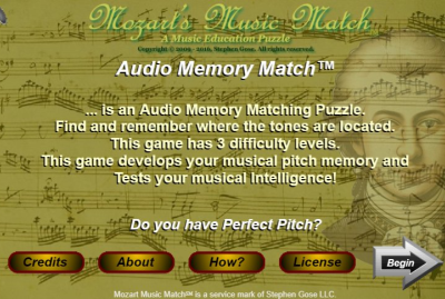 Mozart Music Match™ — Audio Memory main cover image