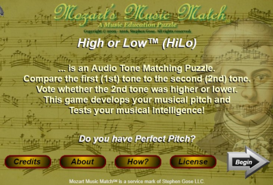 Mozart Music Match™ — High Low main cover image