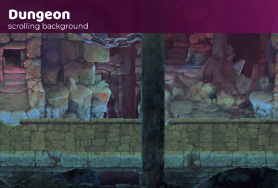 Dungeon - Scrolling Background main cover image