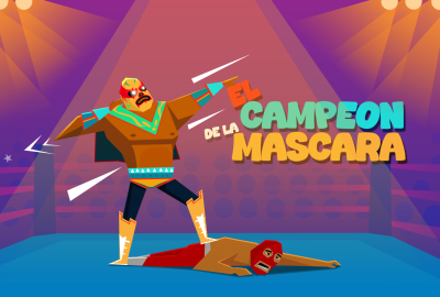 El Campeon - The Mexican Wrestler 2D Character Sprites main cover image