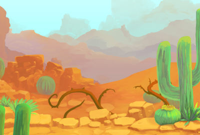 Desert - Scrolling Background main cover image