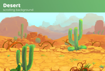 Desert - Scrolling Background main cover image